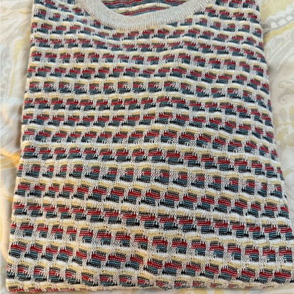 VTG Pronto Uomo Sweater Mens Adult Large  Grandpa Knit COOGI style -Italy - Picture 8 of 8